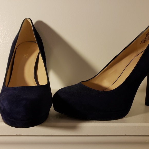 Nine West Shoes - NINE WEST blue suede heels Nine West Shoes - NINE WEST blue suede heels